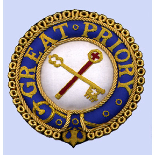 Knight Templar Great Priory Mantle Badge Knight Templar Great Priory Mantle Badge